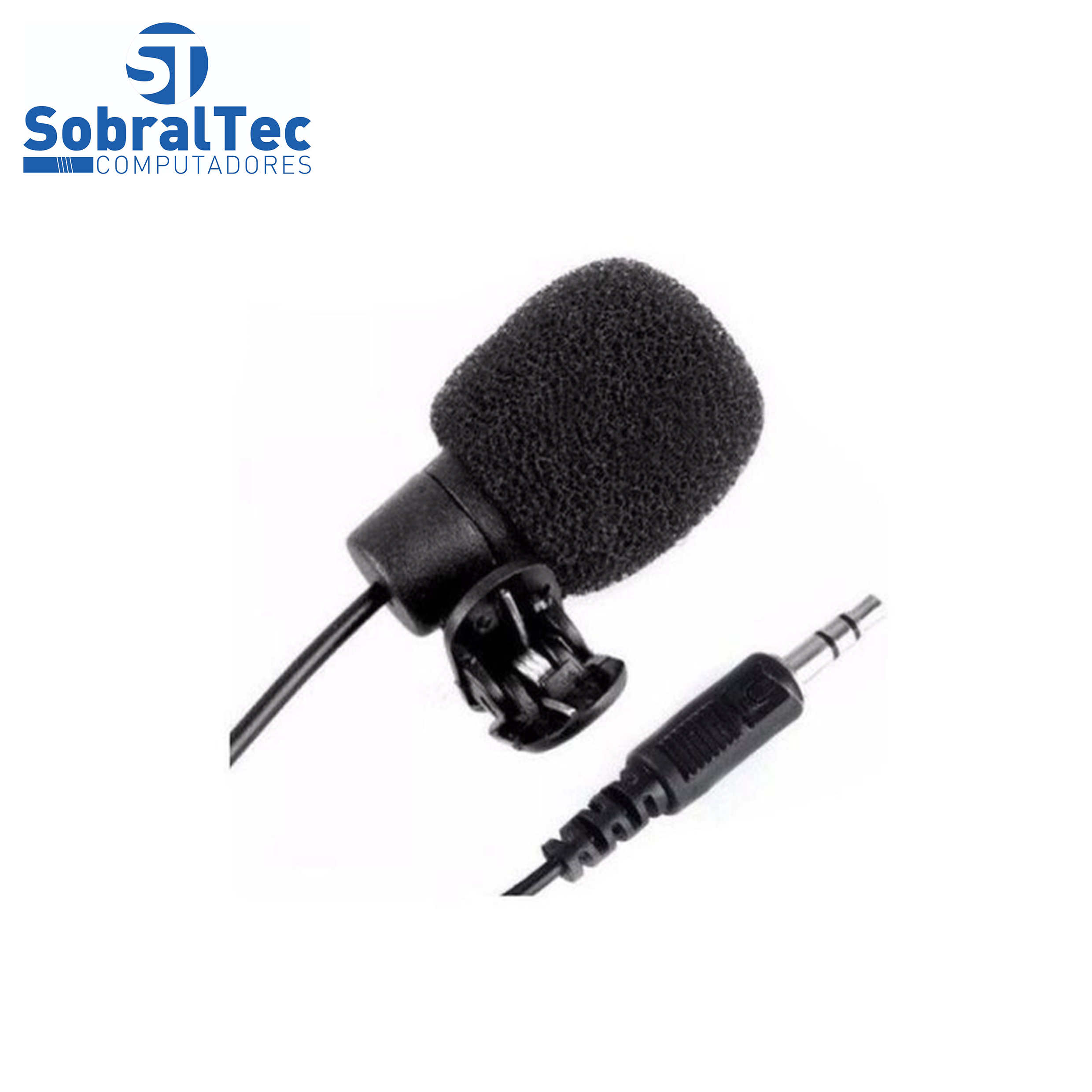 Microfone Lapela Lavalier Profissional JH 043 3.5mm P2 Aux
